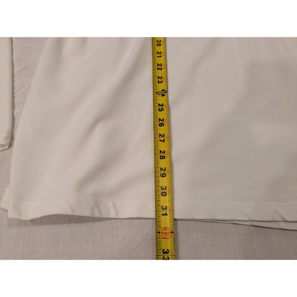 Eddie Bauer EBTEK Pullover Mens XLT‎ White Quarter Zip Mock Neck Chest Pocket - Picture 13 of 16